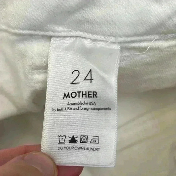 MOTHER Patch Pocket Private Fray Short Size 24 - Picture 5 of 6